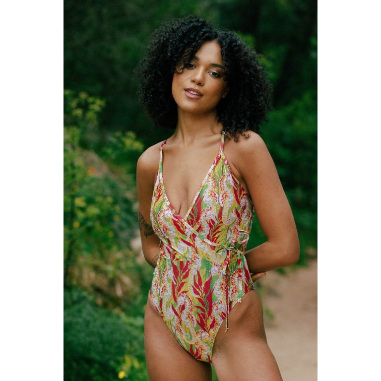 Badpak zondoorlatend Triangular - Green Seahorse